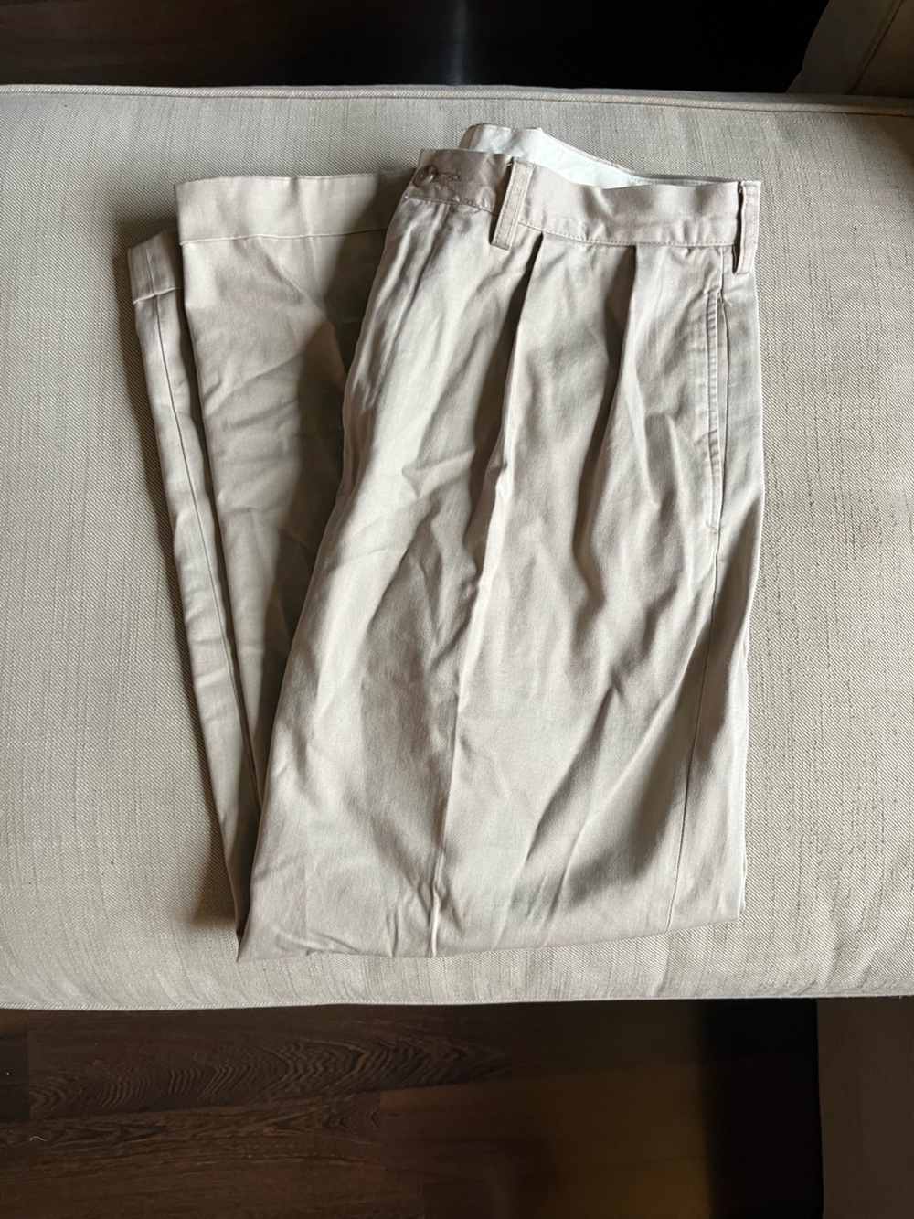 Polo by Ralph Lauren Khaki Pants with Navy Label